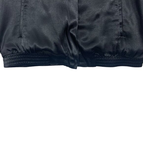 PART TWO black bomber satin jacket size 36 - Picture 12 of 16